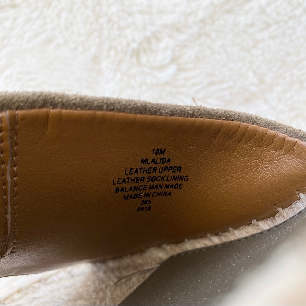 Marc Fisher Alida brown green espadrille wedge 10 - Picture 10 of 12